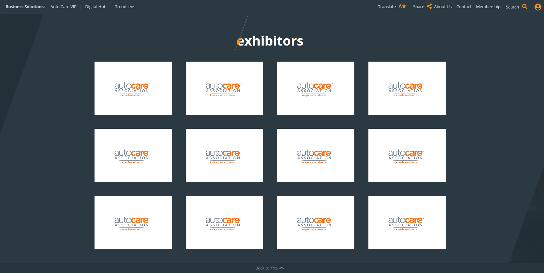 Exhibitor Directory Example 1 Exhibitor Directory Example 1